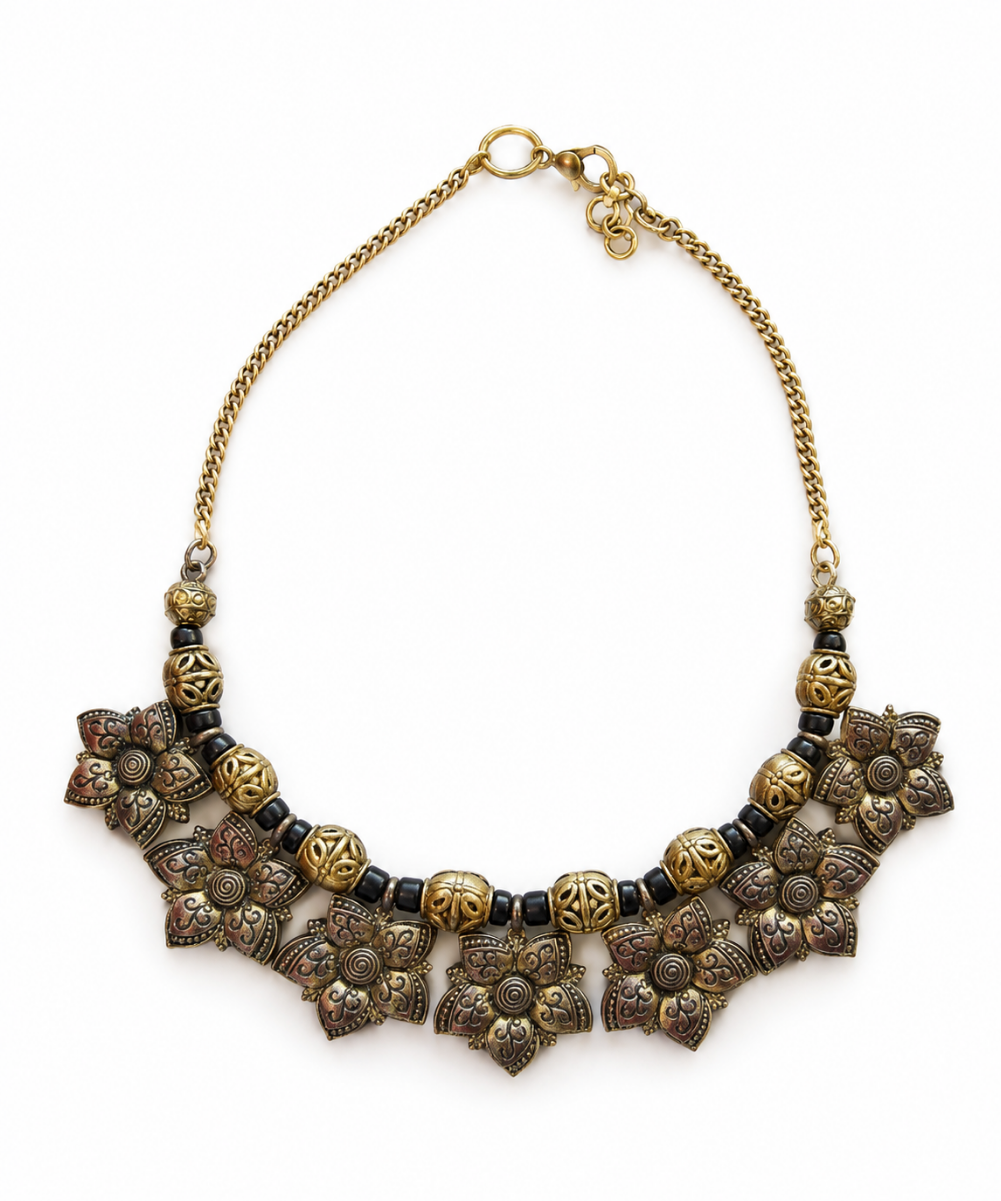 Antique Flower Choker